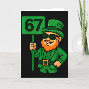 67 Leprechaun Sex Sju Gen Meme Lucky Vibes St Pa Kort