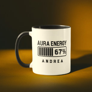 67 Lönsam membran Aura Energy vid 67 67 Sju membra Mugg