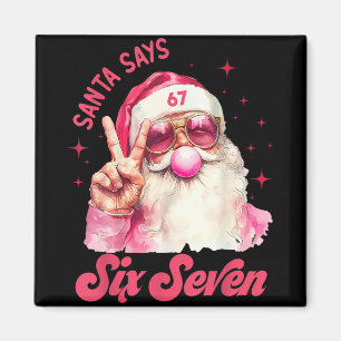67 Människo rolig sex sju jul 6-7 Människo Santa 6 Magnet
