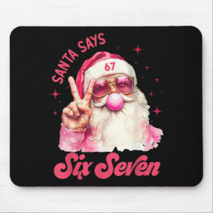 67 Människo rolig Six Seven jul 6-7 Meme Santa 6 Musmatta