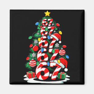 67 Människo roliga sex sju julgran ljus Xmas Magnet