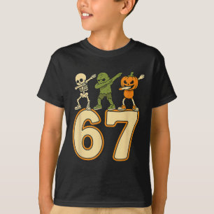 67 Människor Roliga Halloween Nummer Sex Sju Män K T Shirt
