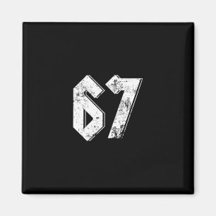 67 Människor Roligt Sex Sju Meme 6 7 Magnet