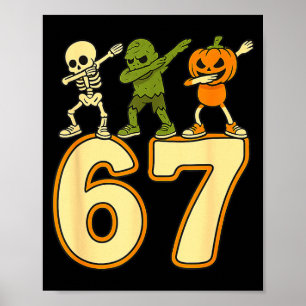 67 Människor Sex Sju Män Kvinnor Roligt Halloween Poster