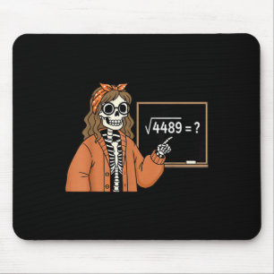 67 Matematiklärare Skelett Halloween Root 4489 Ruf Musmatta