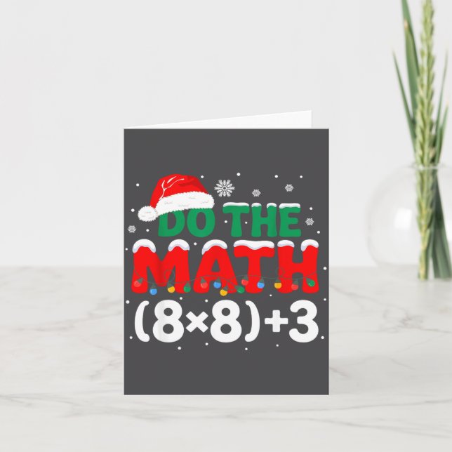 67 Math Do Teacher Humor Lovers Kort (Framsida)