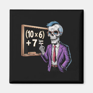 67 Math Lärare Meme Brainrot Sex Sju Halloween Magnet