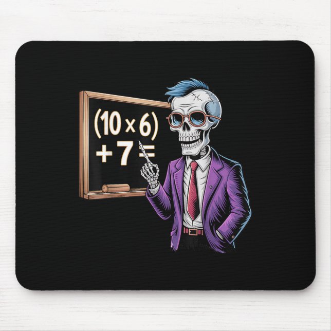 67 Math Lärare Meme Brainrot Sex Sju Halloween  Musmatta (Framsidan)