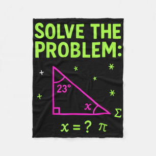 67 Math Meme Lös Problemet Roliga Lärare Studenter Fleecefilt