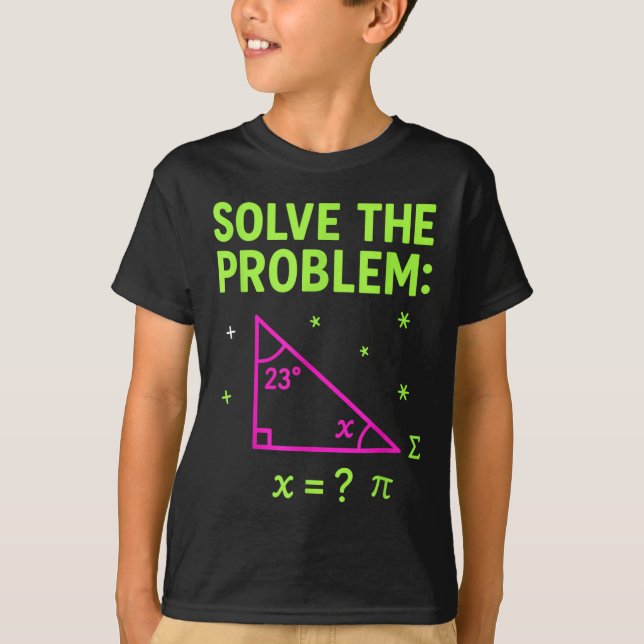 67 Math Meme Lös Problemet Roliga Lärare Studenter T Shirt (Framsida)