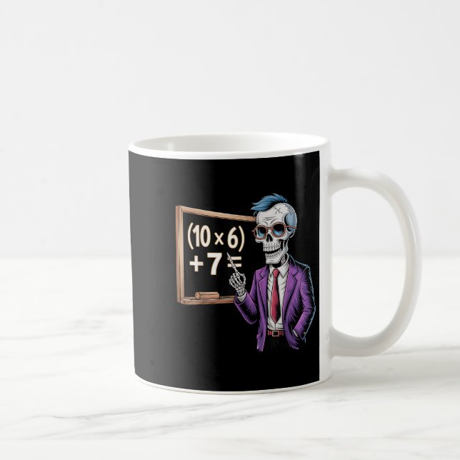 67 Mattelekar Meme Brainrot Sex Sju Halloween  Kaffemugg (Höger)