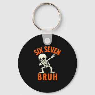 67 Meme 6 7 Halloween Dabbar Six Seven Bruh Rolig Nyckelring