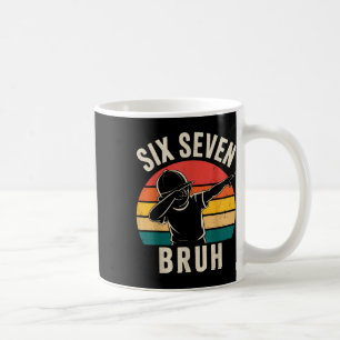 67 Meme 6 7 Nummer Dabbar Six Seven Bruh Kaffemugg