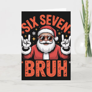 67 Meme 6 7 Roliga Santa Jul Sex Sju Bruh  Kort