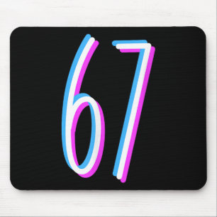 67 Meme 6 7 Six Seven Nummer Kostym Musmatta