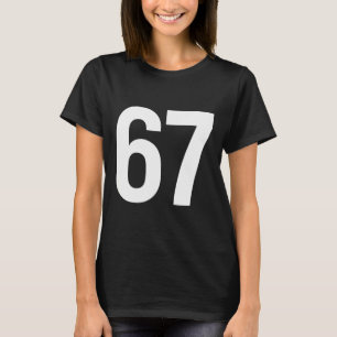 67 Meme Alpha Gen-z Aura Energi Stil T Shirt