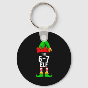 67 Meme Alv Jul Matchande Familj 6-7 Brainrot Nyckelring