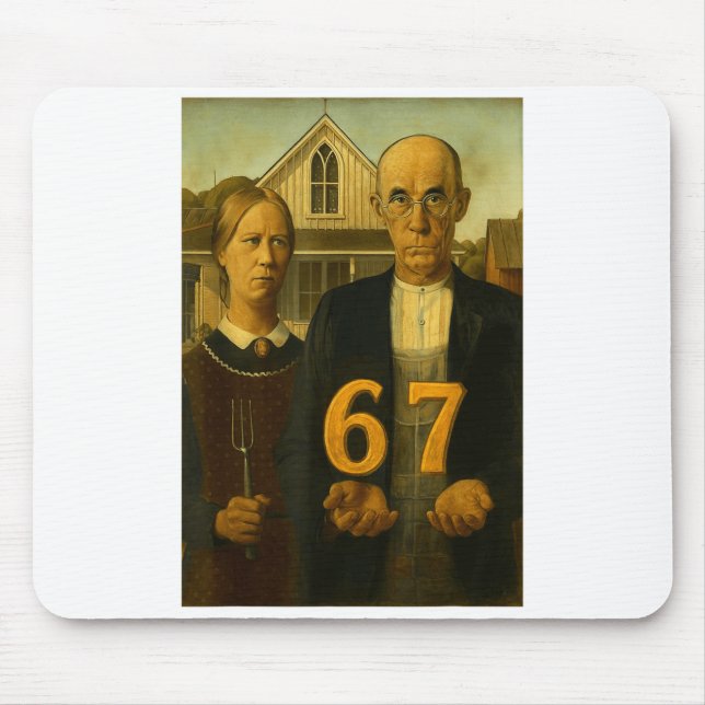 67 Meme American Gothic Art Six Seven Gen Alpha Sl Musmatta (Framsidan)