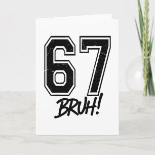 67 Meme Bruh Rolig Six Seven Gen Alpha 6 7 Slang Kort