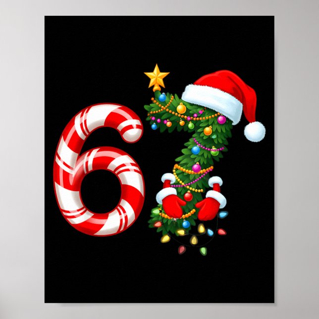 67 Meme Christmas Six Seven Xmas Men Women Boys Gi Poster (Framsidan)