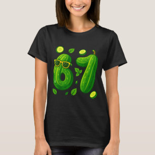 67 Meme Ckle Rolig Six Seven Cuber 6 7 Gen Alpha S T Shirt