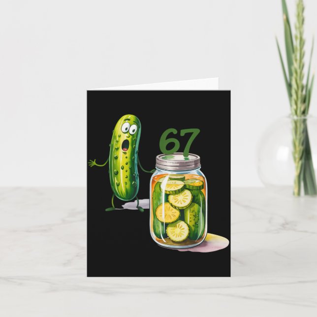67 Meme Ckle Surprise A Jar Of Sliced Ckles Cuber  Kort (Framsida)