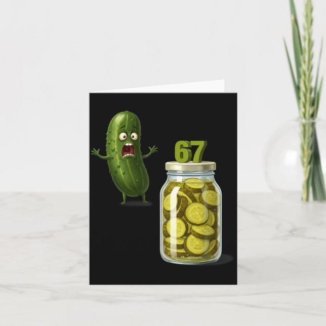 67 Meme Ckle Surprise A Jar Of Sliced Ckles Cuber  Kort (Framsida)