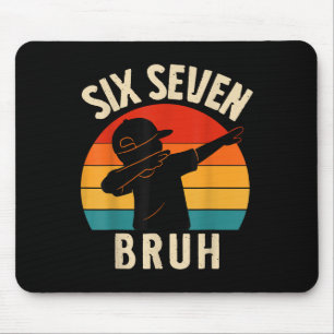 67 Meme Dabbing Sex Sju Bruh Retro Vintage Solnedg Musmatta
