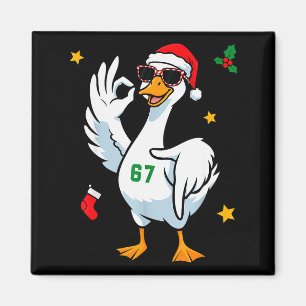 67 Meme Dum Gås 6 7 Rolig Sex Sju Jul Magnet