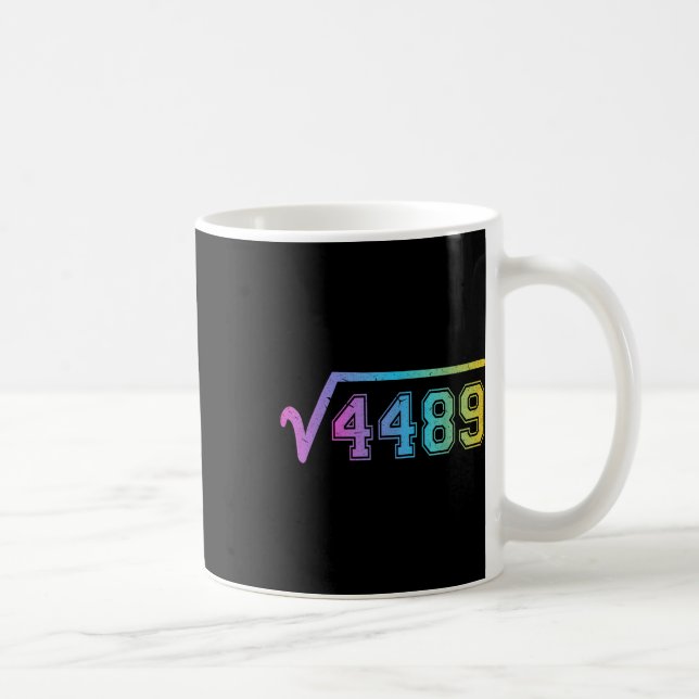 67 Meme Fun Square Root 4489 Teen Six Seven Math T Kaffemugg (Höger)