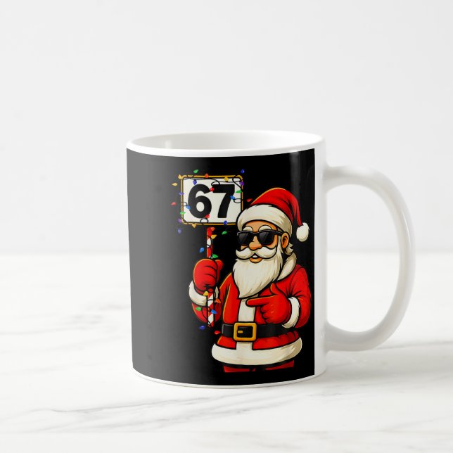 67 Meme Funny 6-7 Six Seven Christmas For Men Wome Kaffemugg (Höger)