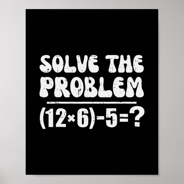 67 Meme Funny Pemdas Elementary Math Teacher Six S Poster (Framsidan)