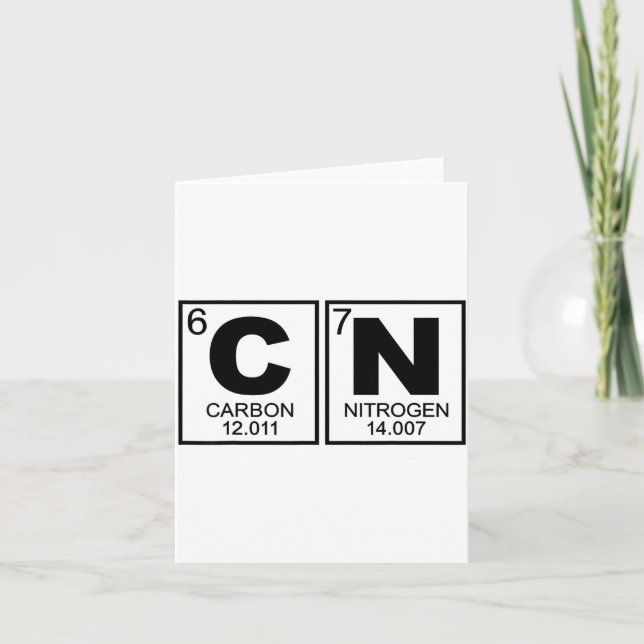 67 Meme Funny Science Teacher Periodic Table Retro Kort (Framsida)