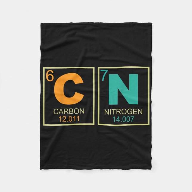67 Meme Funny Teacher Science Periodic Table Retro Fleecefilt (Framsidan)