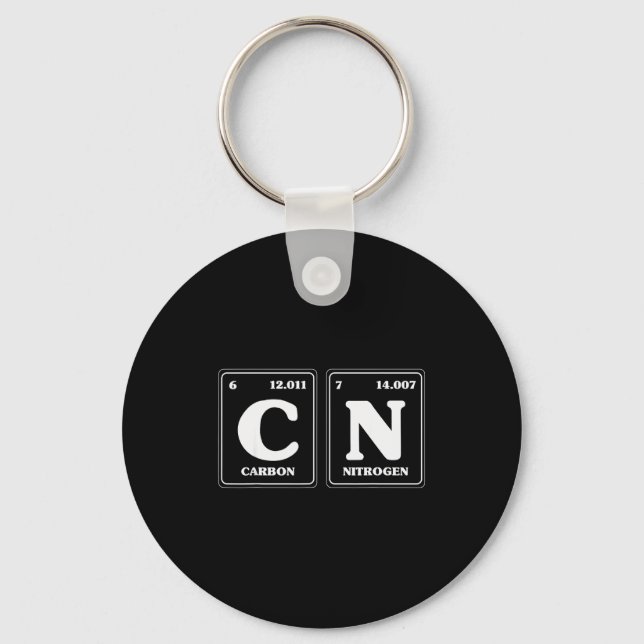 67 Meme Funny Teacher Science Periodic Table Retro Nyckelring (Framsida)