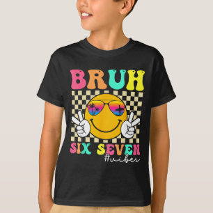 67 Meme Gen Alpha Slang 6 7 Sex Sju Bruh Roligt B T Shirt