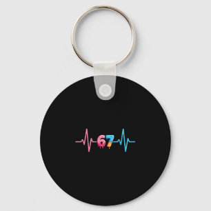 67 Meme Glass Heartbeat Roligt Sex Sju Gen Al Nyckelring