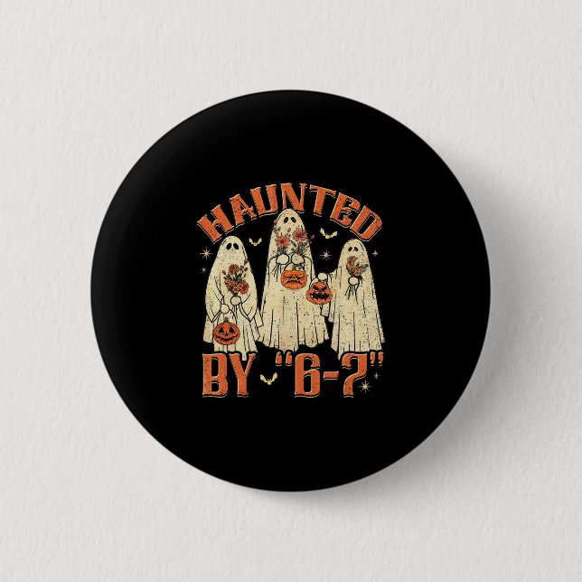 67 Meme Halloween hemsökt  Knapp (Framsida)