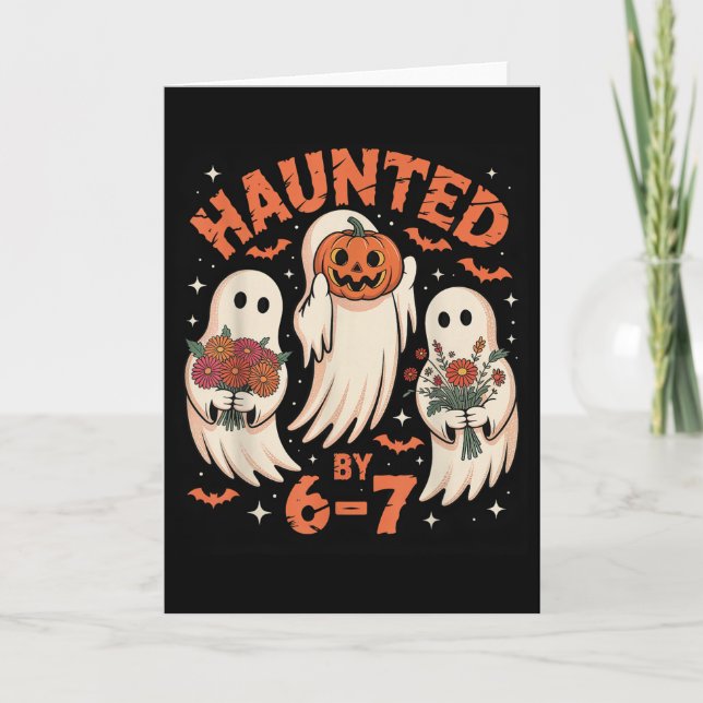 67 Meme Halloween hemsökt  Kort (Framsida)
