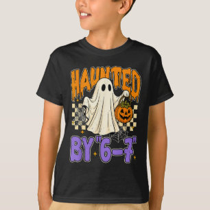 67 Mème Halloween hemsökt- Roligt spöke och pumpa T Shirt