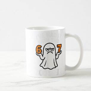 67 Meme Halloween-kostym 6 7 Rolig Boo-ark Sex Kaffemugg