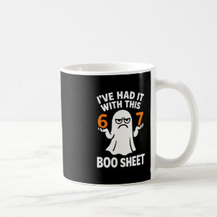 67 Meme Halloween-kostym 6 7 Roligt Boo-ark Sex Kaffemugg