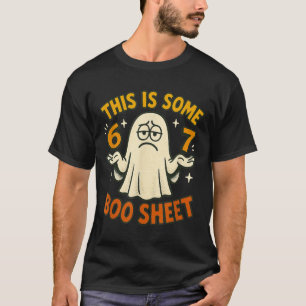 67 Meme Halloween-kostym 6 7 Roligt Boo-ark Sex  T Shirt