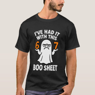 67 Meme Halloween-kostym 6 7 Roligt Boo-ark Sex T Shirt
