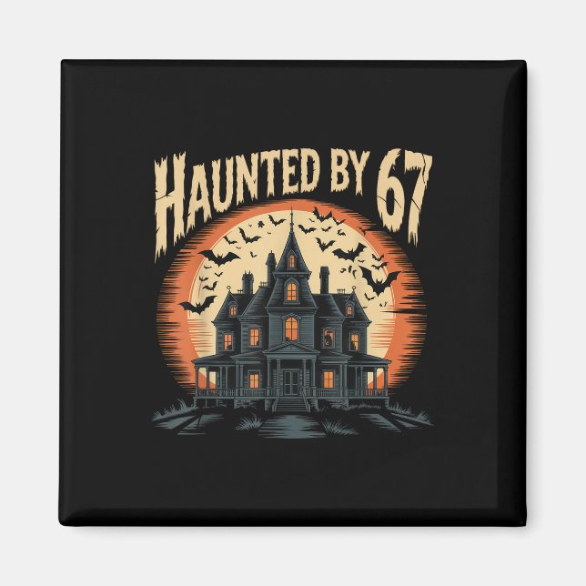 67 Meme Halloween-kostym hemsökt _1  Magnet (Framsidan)