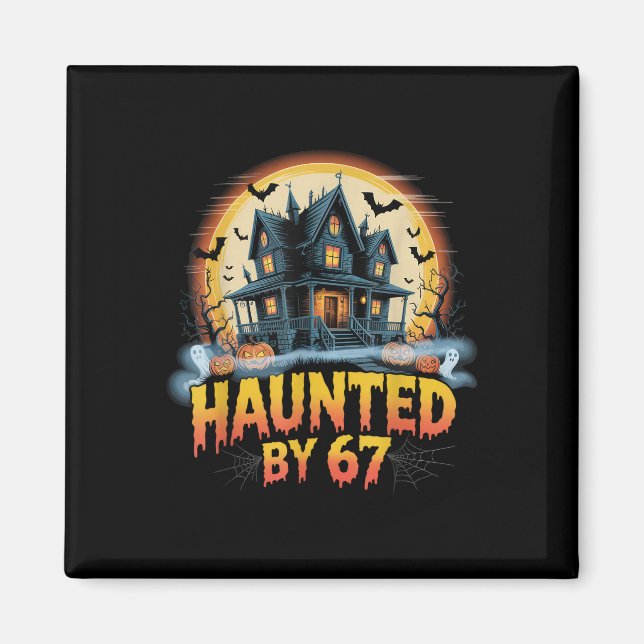67 Meme Halloween-kostym hemsökt _2  Magnet (Framsidan)