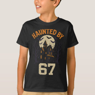 67 Meme Halloween-kostym hemsökt av 6-7 Brainrot T Shirt