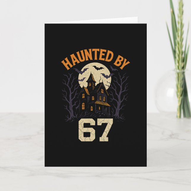 67 Meme Halloween-kostym hemsökt  Kort (Framsida)