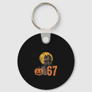 67 Meme Halloween Spöklik Halloween - Six Seven Ge Nyckelring
