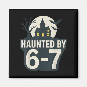 67 Meme Halloweenhus Soky - Six Seven Gen Alpha Magnet